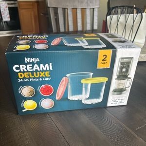 Ninja Creami Deluxe Pints and Lids